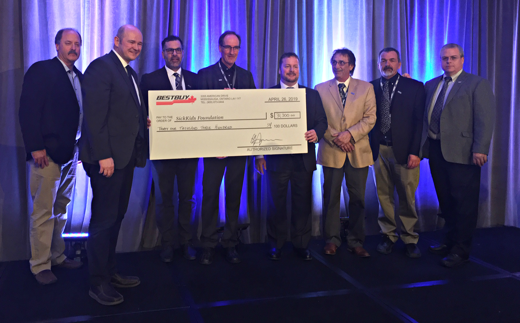 Bestbuy Distributors tops $840,000 in Sick Kids contributions